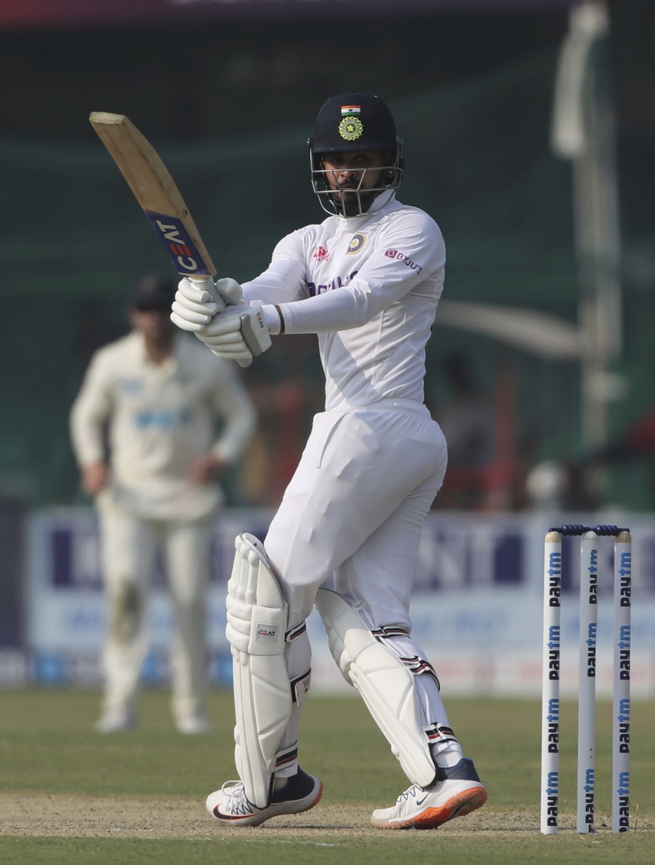 Shreyas Iyer scored a fifty on Test debut, India vs New Zealand, 1st Test, Green Park, Kanpur, 1st day, November 25, 2021