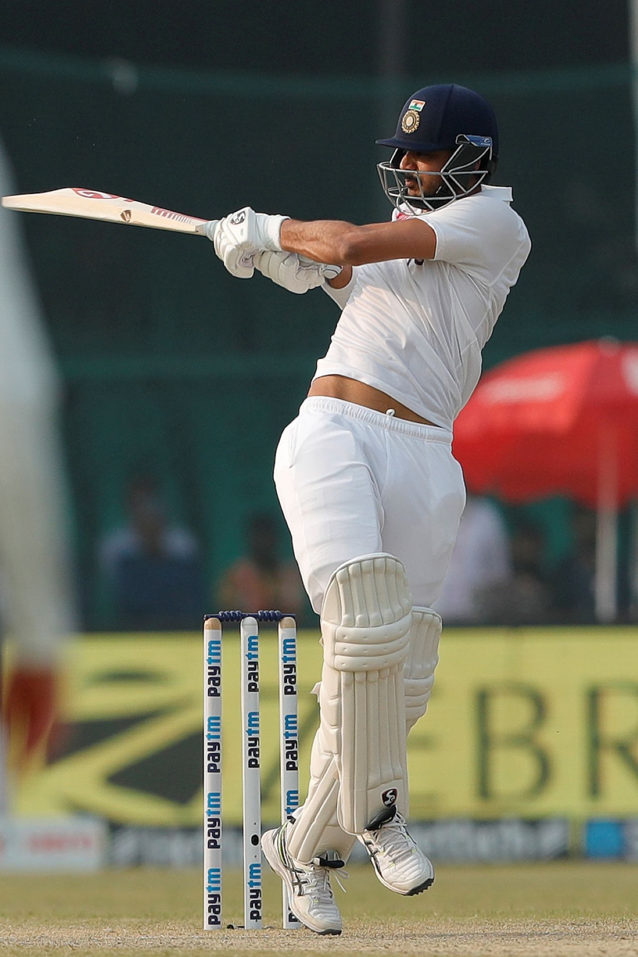 Axar Patel pulls one away, India vs New Zealand, 1st Test, Kanpur, 4th day, November 28, 2021