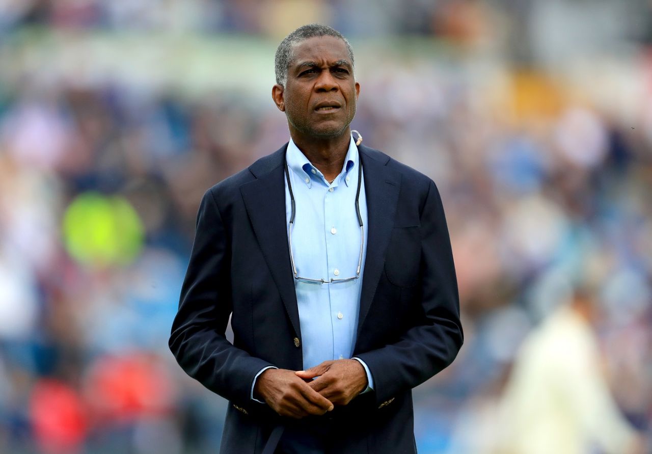 Michael Holding during day one of the third Ashes Test, England vs Australia, 3rd Test, Headingley, 1st day, August 22, 2019