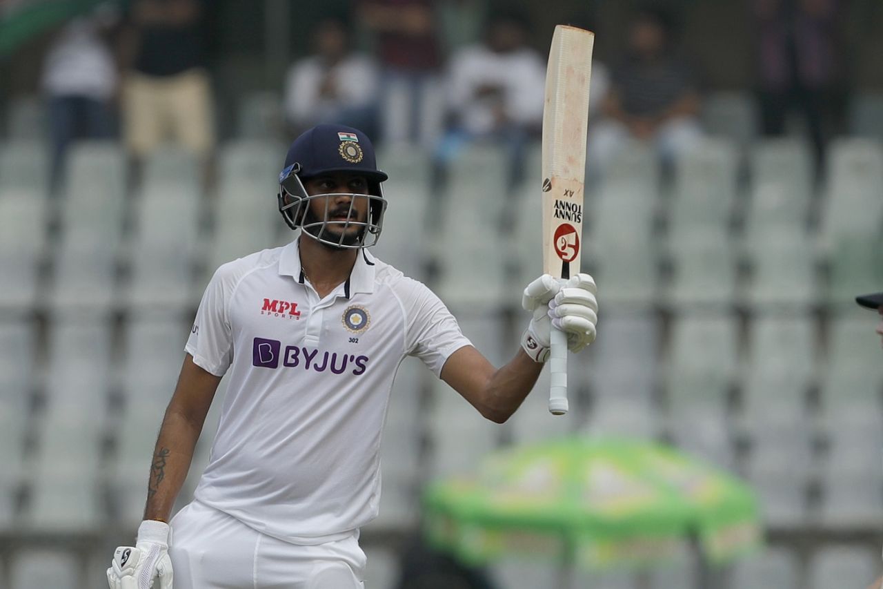 Axar Patel brings up his maiden half-century, India vs New Zealand, 2nd Test, Wankhede, 2nd day, December 4, 2021