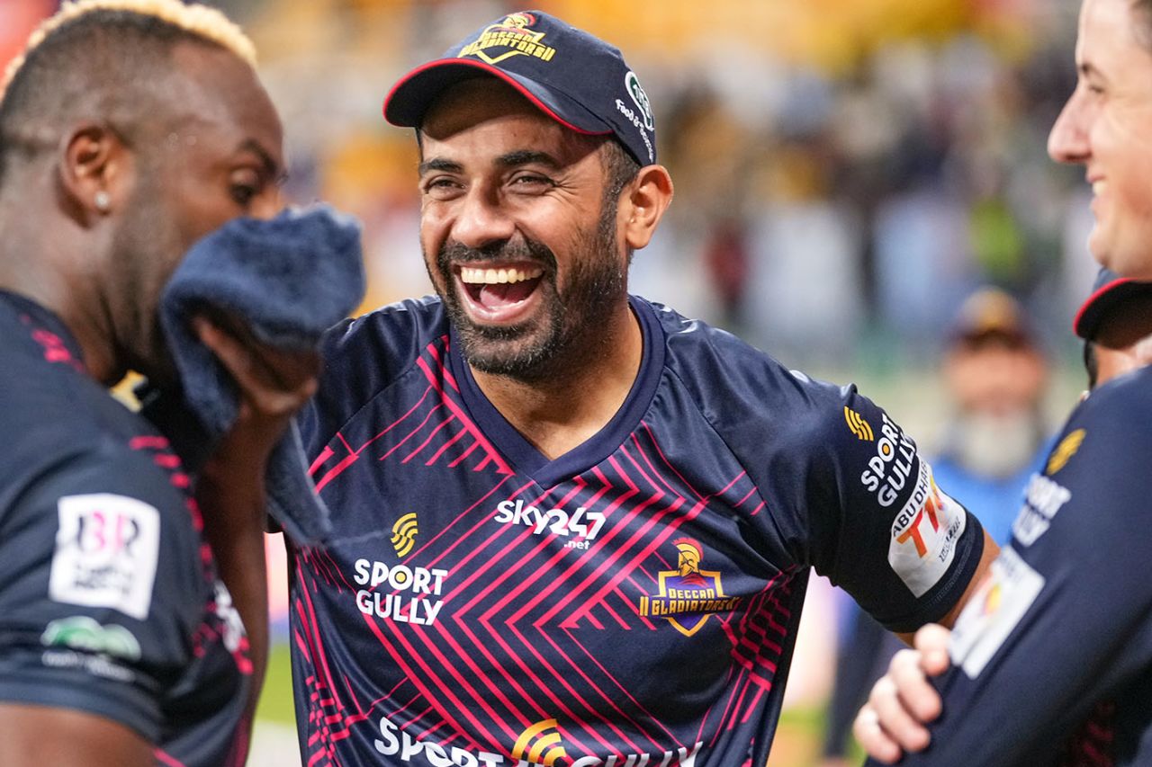 Wahab Riaz captained Deccan Gladiators to the Abu Dhabi T10 title, Deccan Gladiators vs Delhi Bulls, Abu Dhabi T10 Final, Sheikh Zayed Stadium, December 4, 2021