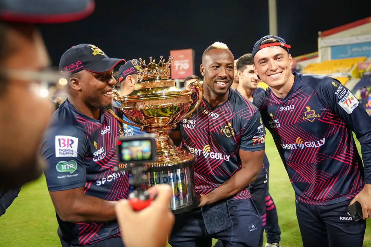 Andre Russell inspired Deccan Gladiators to the title, Deccan Gladiators vs Delhi Bulls, Abu Dhabi T10 Final, Sheikh Zayed Stadium, December 4, 2021