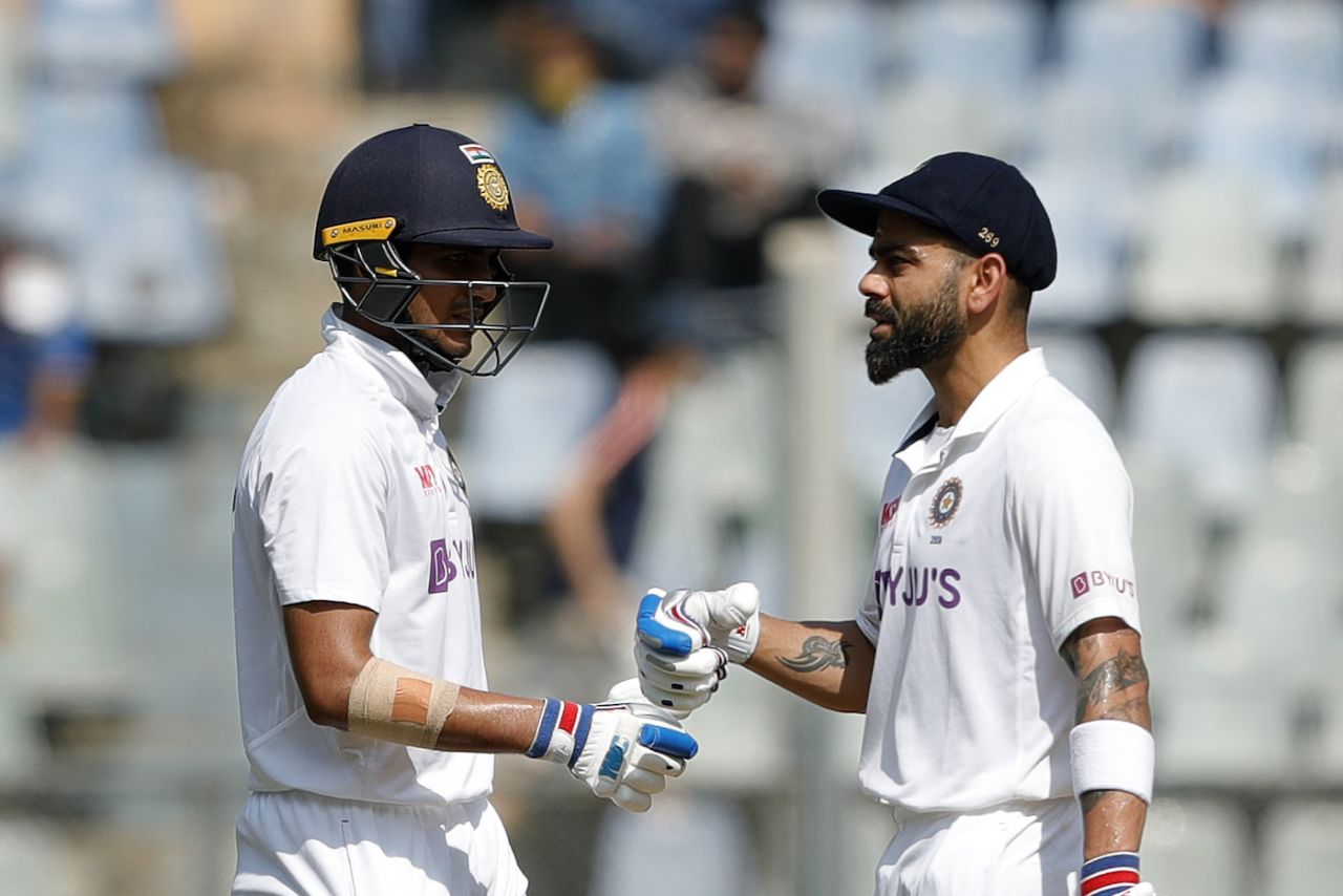 Shubman Gill and Virat Kohli upped the scoring rate after lunch, India vs New Zealand, 2nd Test, Mumbai, 3rd day, December 5, 2021