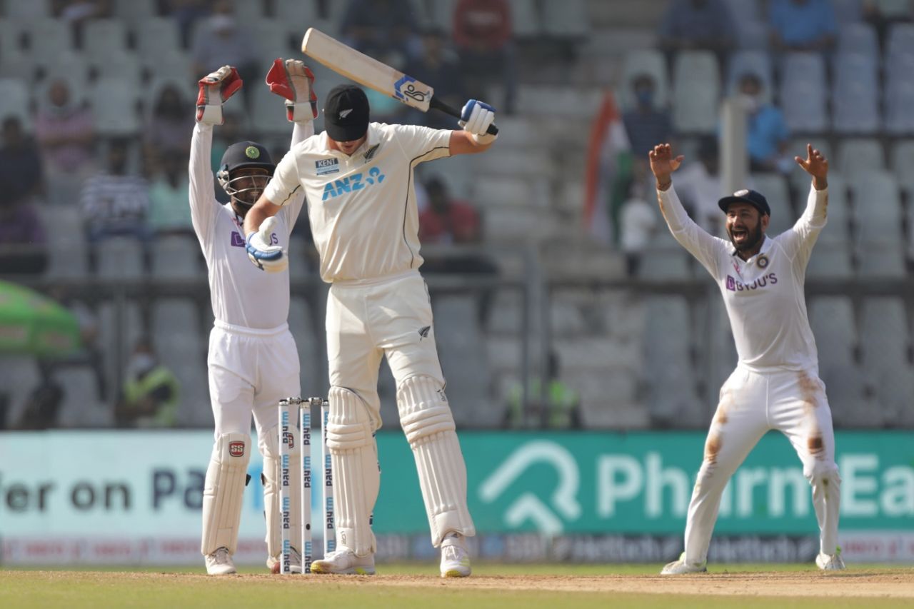 Kyle Jamieson was trapped lbw by Jayant Yadav, India vs New Zealand, 2nd Test, Mumbai, 4th day, December 6, 2021