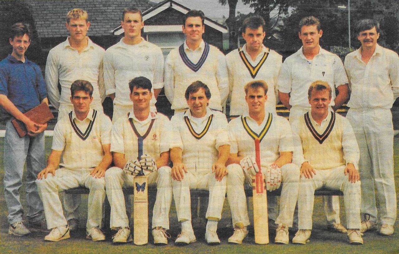 The Greenmount Cricket Club team, featuring Matthew Hayden, 1992