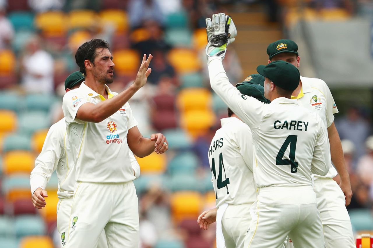 Mitchell Starc removed Jos Buttler, Australia vs England, The Ashes, 1st Test, Day 1, The Gabba, Brisbane, December 8, 2021