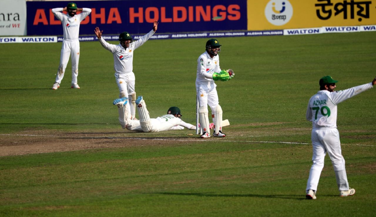 Mushfiqur Rahim was run out on the stroke of tea, Bangladesh vs Pakistan, 2nd Test, 5th day, Dhaka, December 8, 2021