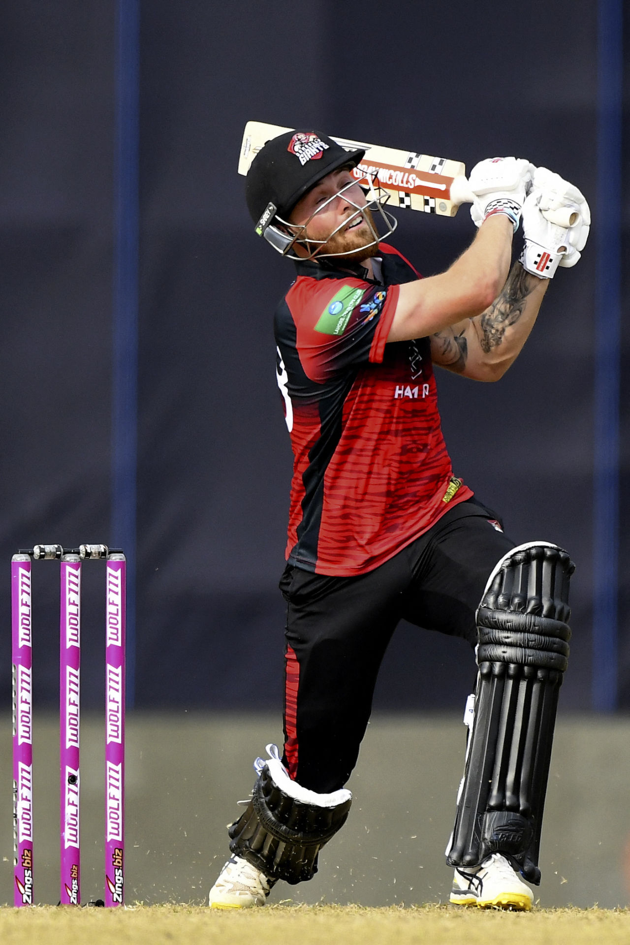 Dambulla Giants' Phil Salt goes big on the on side, Colombo, December 6, 2021