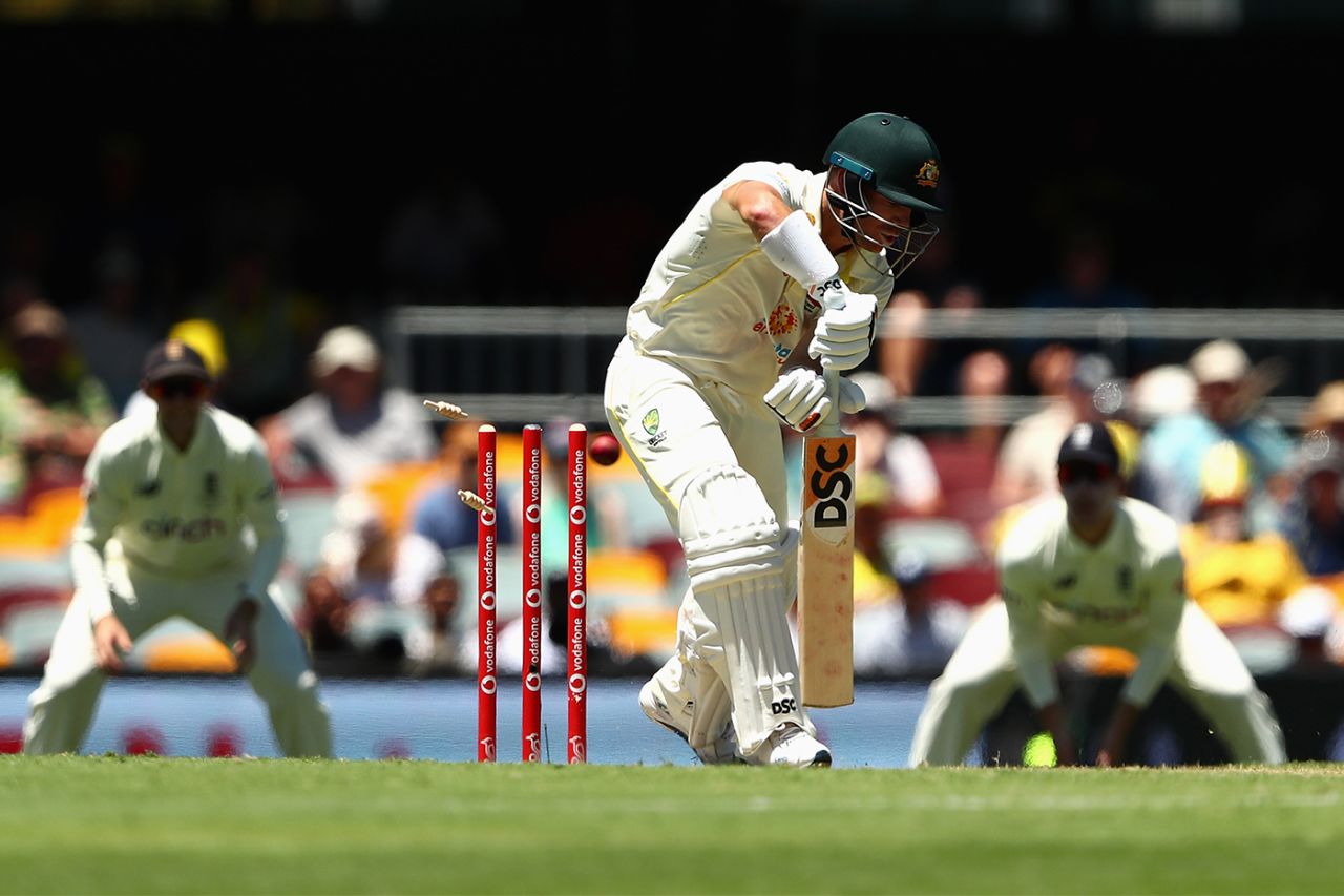 David Warner was bowled off a Ben Stokes no-ball, Australia vs England, The Ashes, 1st Test, 2nd day, Brisbane, December 9, 2021