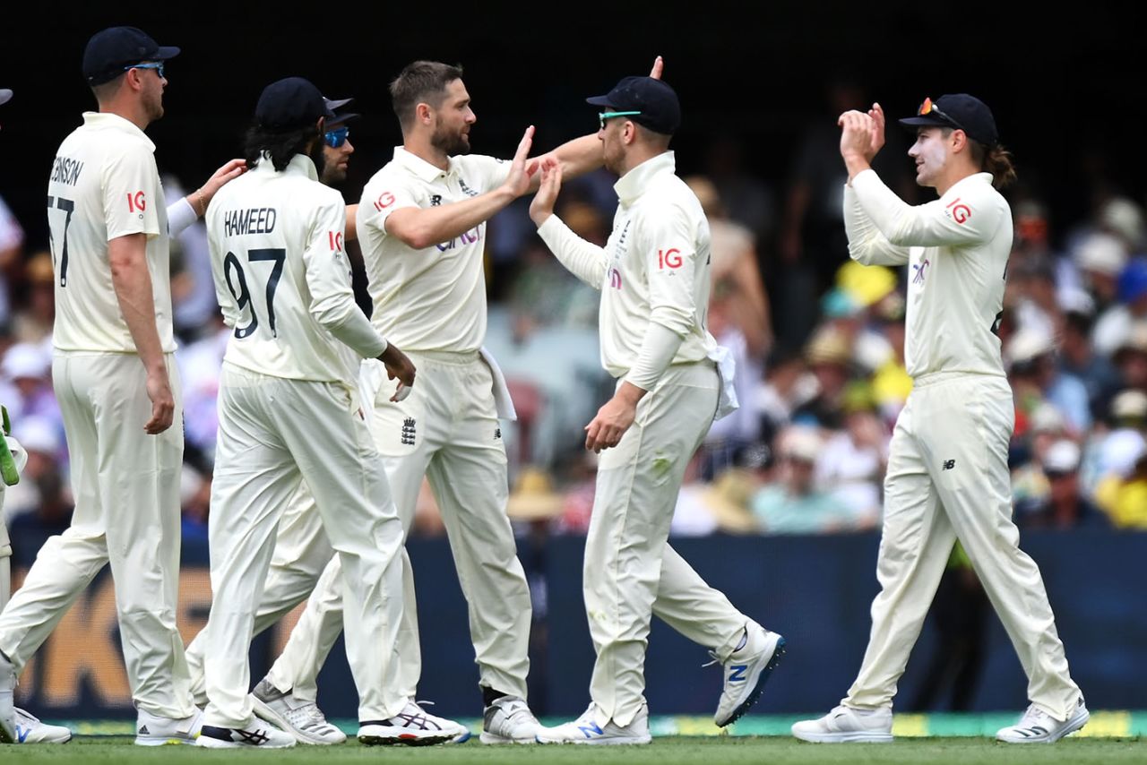 Chris Woakes had Mitchell Starc caught in the deep by Rory Burns, Australia vs England, The Ashes, 1st Test, 3rd day, Brisbane, December 10, 2021