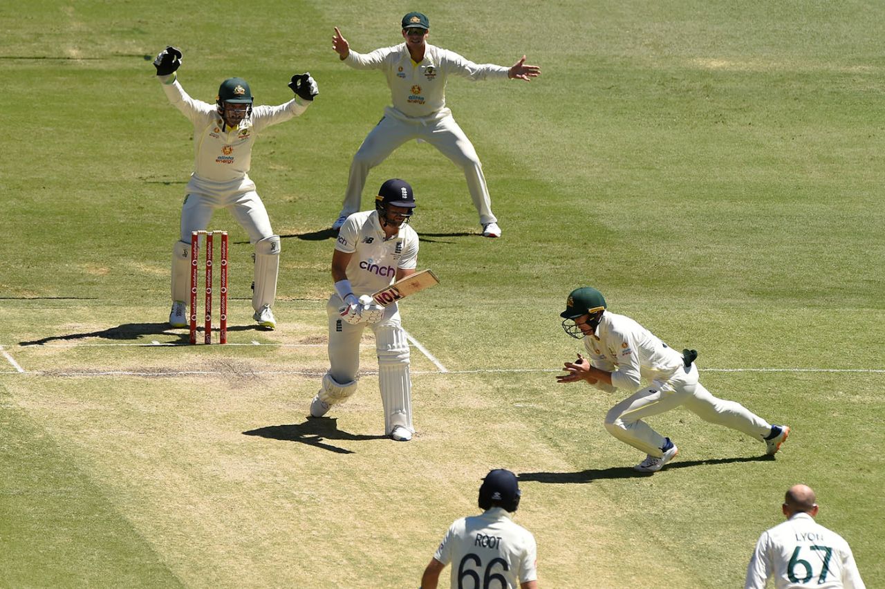 Nathan Lyon had Dawid Malan caught at silly point, Australia vs England, The Ashes, 1st Test, 4th day, Brisbane, December 11, 2021