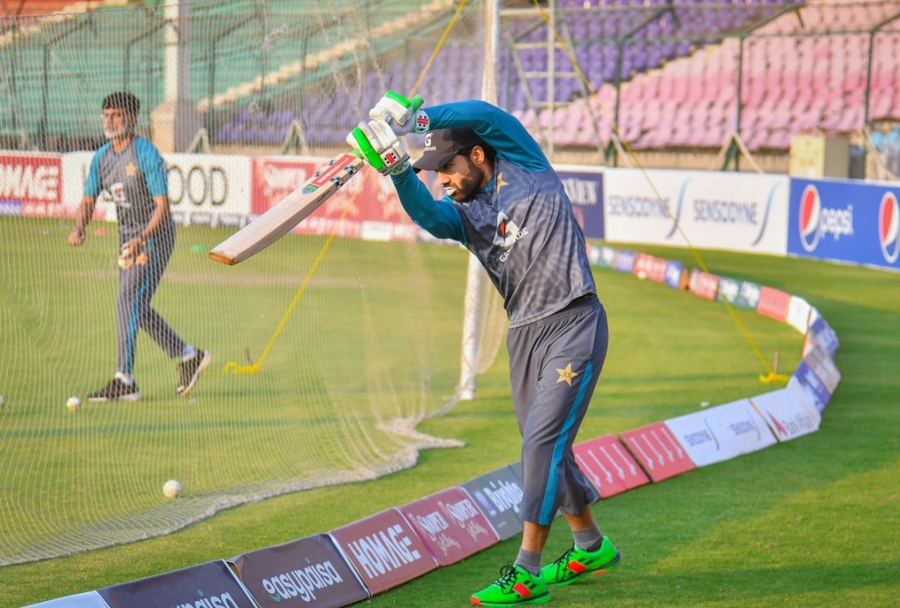 Mohammad Rizwan visualises before the first T20I, Pakistan v West Indies, 1st T20I, Karachi, December 13, 2021