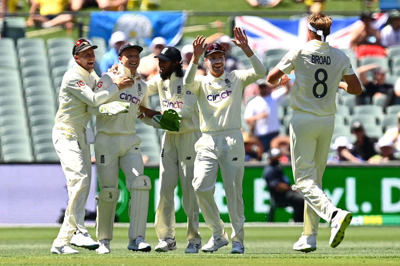 Jos Buttler's diving catch saw off Marcus Harris, Australia vs England, 2nd Test, Adelaide, 1st day, December 16, 2021