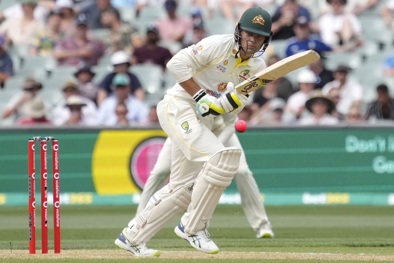 Alex Carey plays to the leg side, Australia vs England, 2nd Test, The Ashes, Adelaide, 2nd day, December 17, 2021