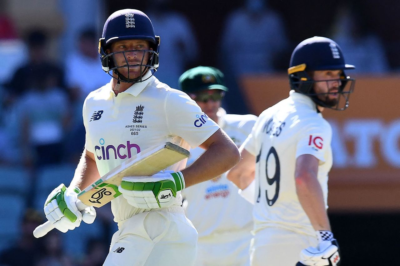 Jos Buttler put on a 61-run stand off 190 balls with Chris Woakes, Australia vs England, 2nd Test, The Ashes, Adelaide, 5th day, December 20, 2021
