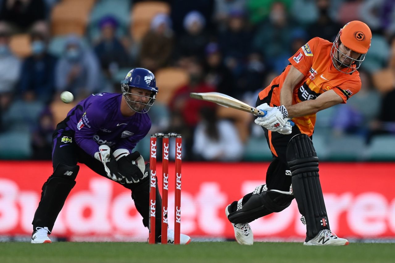 Kurtis Patterson smacked a fifty in 26 balls, Perth Scorchers vs Hobart Hurricanes, BBL 2021-22, Hobart, December 20, 2021