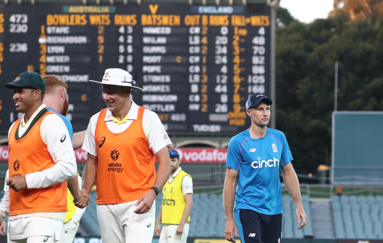 Joe Root reflects on another heavy defeat, Australia vs England, 2nd Test, The Ashes, Adelaide, 5th day, December 20, 2021