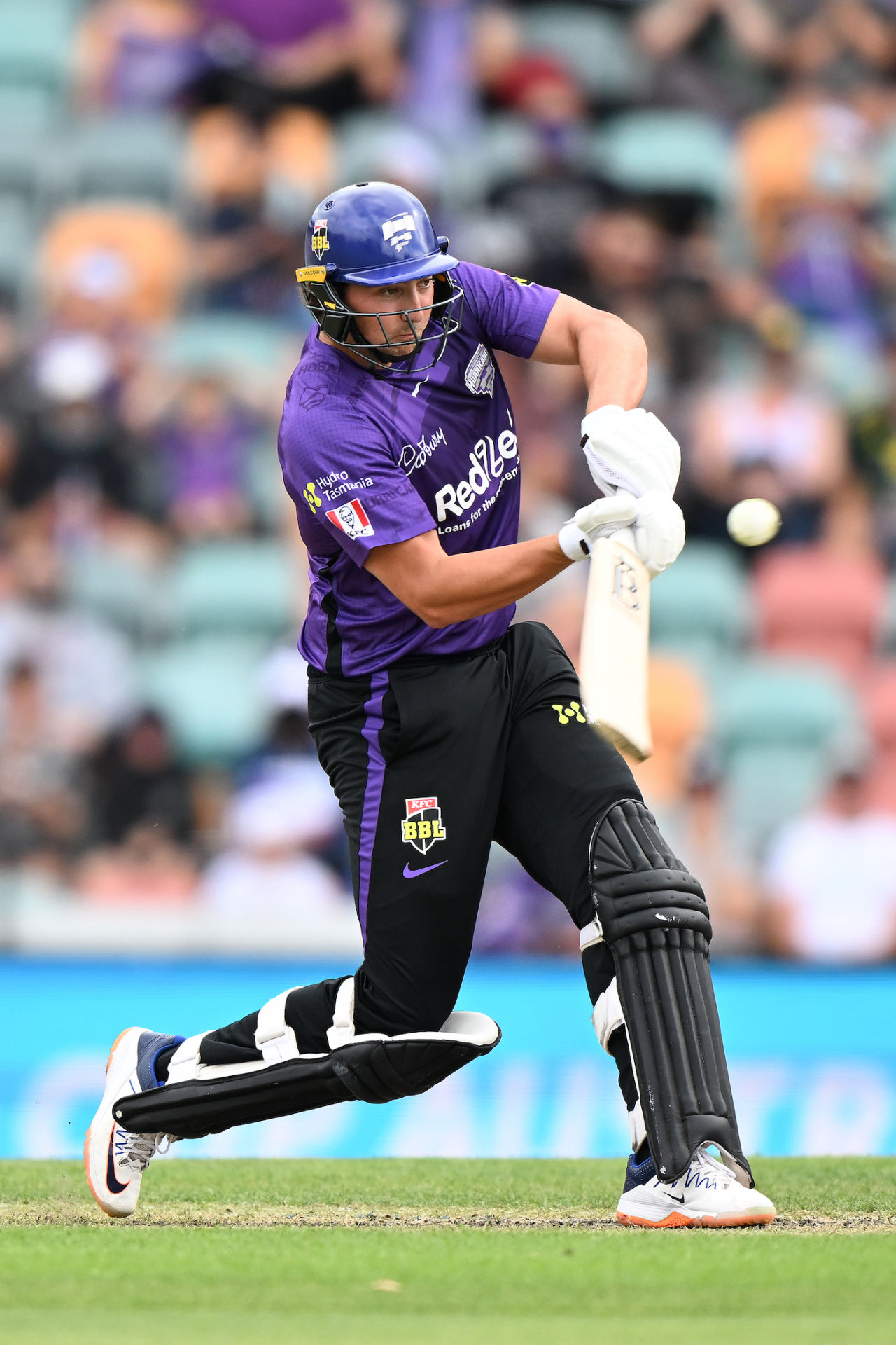 Tim David added crucial runs for Hurricanes towards the close, Hobart Hurricanes vs Melbourne Stars, BBL 2021-22, Hobart, December 24, 2021