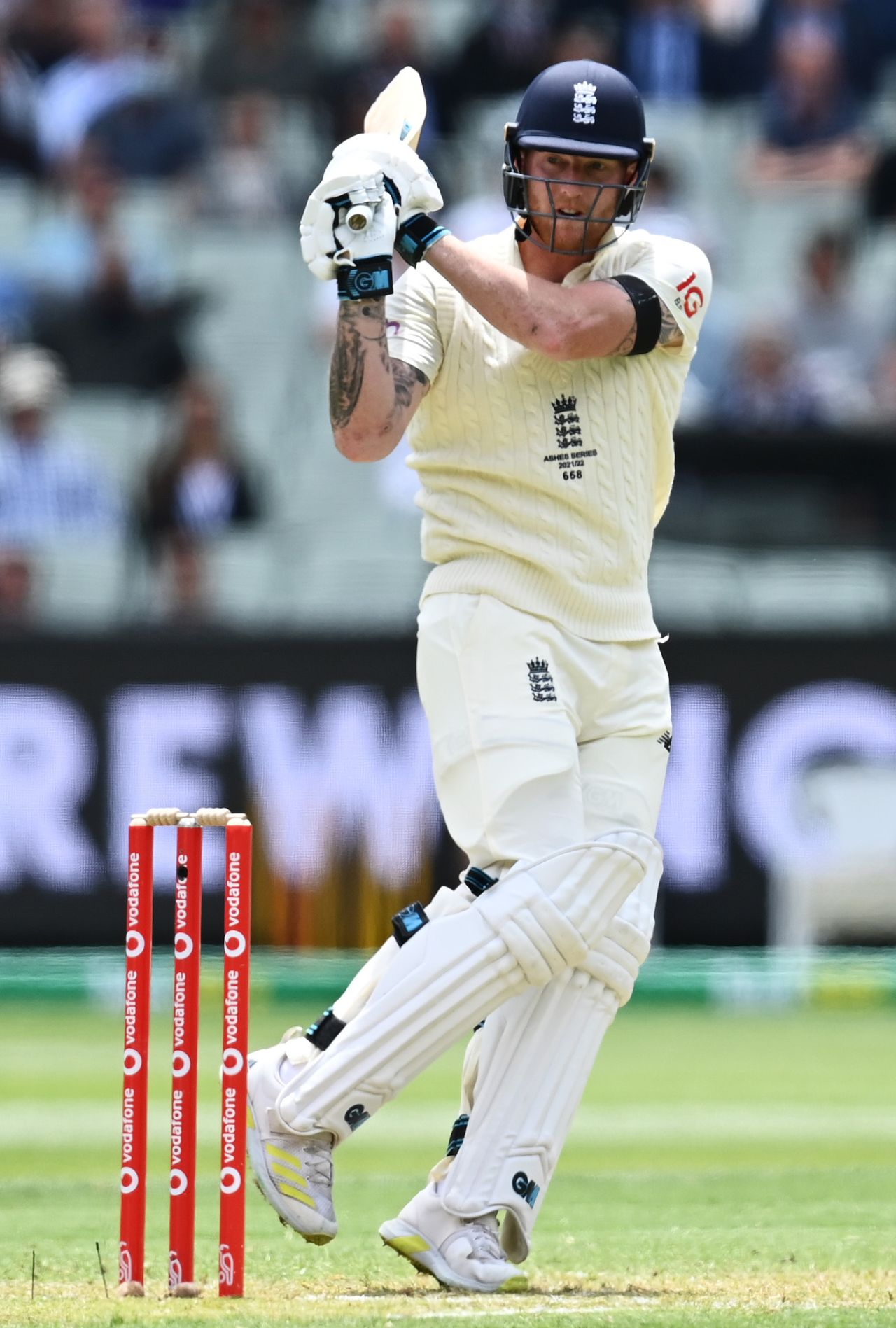 Ben Stokes pulls, Australia vs England, 3rd Test, 1st day, MCG, December 26, 2021
