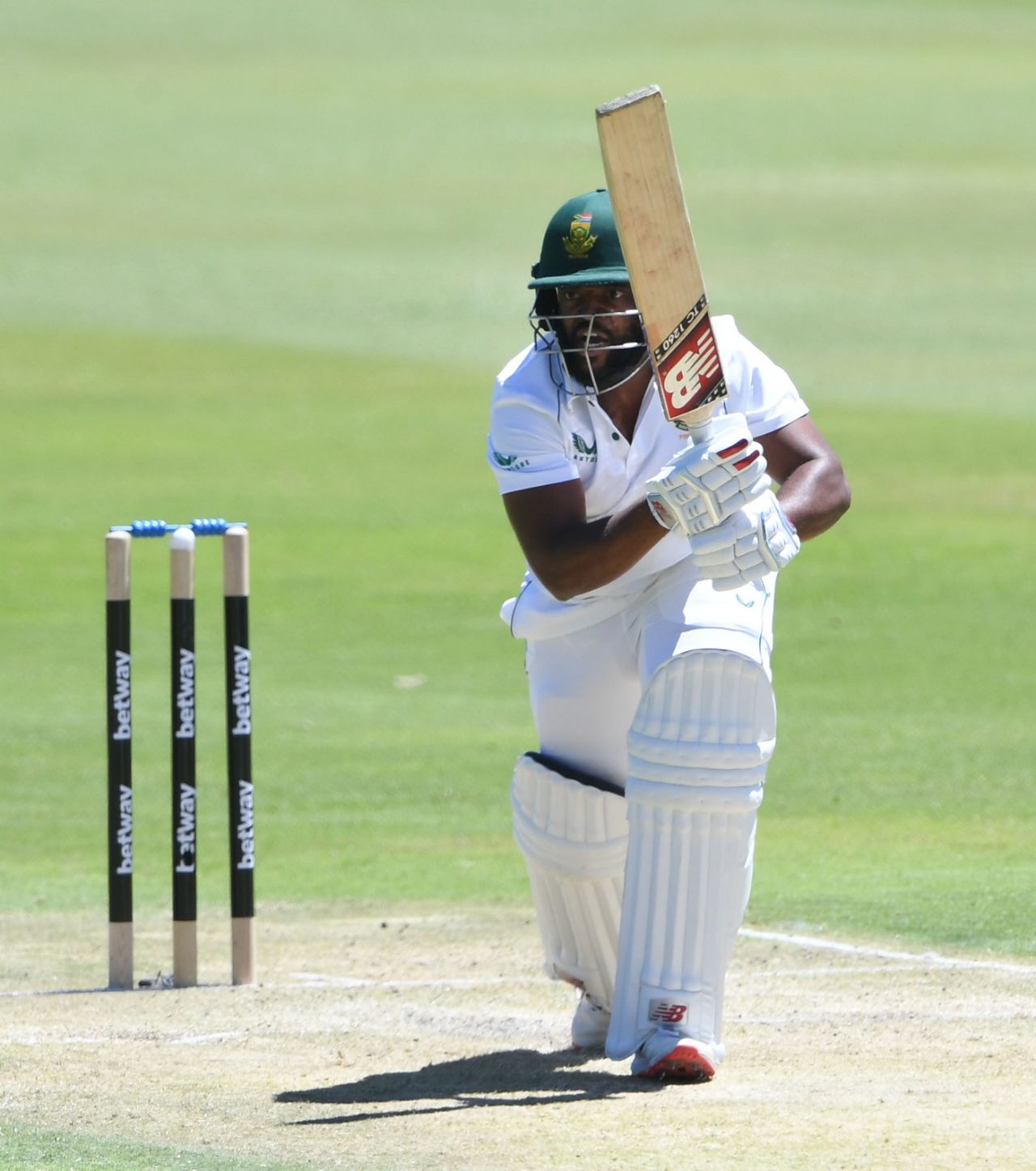 Temba Bavuma drives through covers, South Africa vs India, 1st Test, Centurion, 3rd day, December 28, 2021
