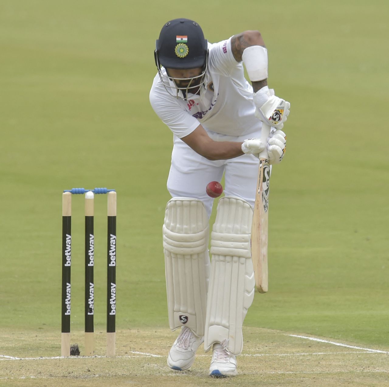 KL Rahul misses with a defensive push, South Africa vs India, 1st Test, Centurion, 1st day, December 26, 2021