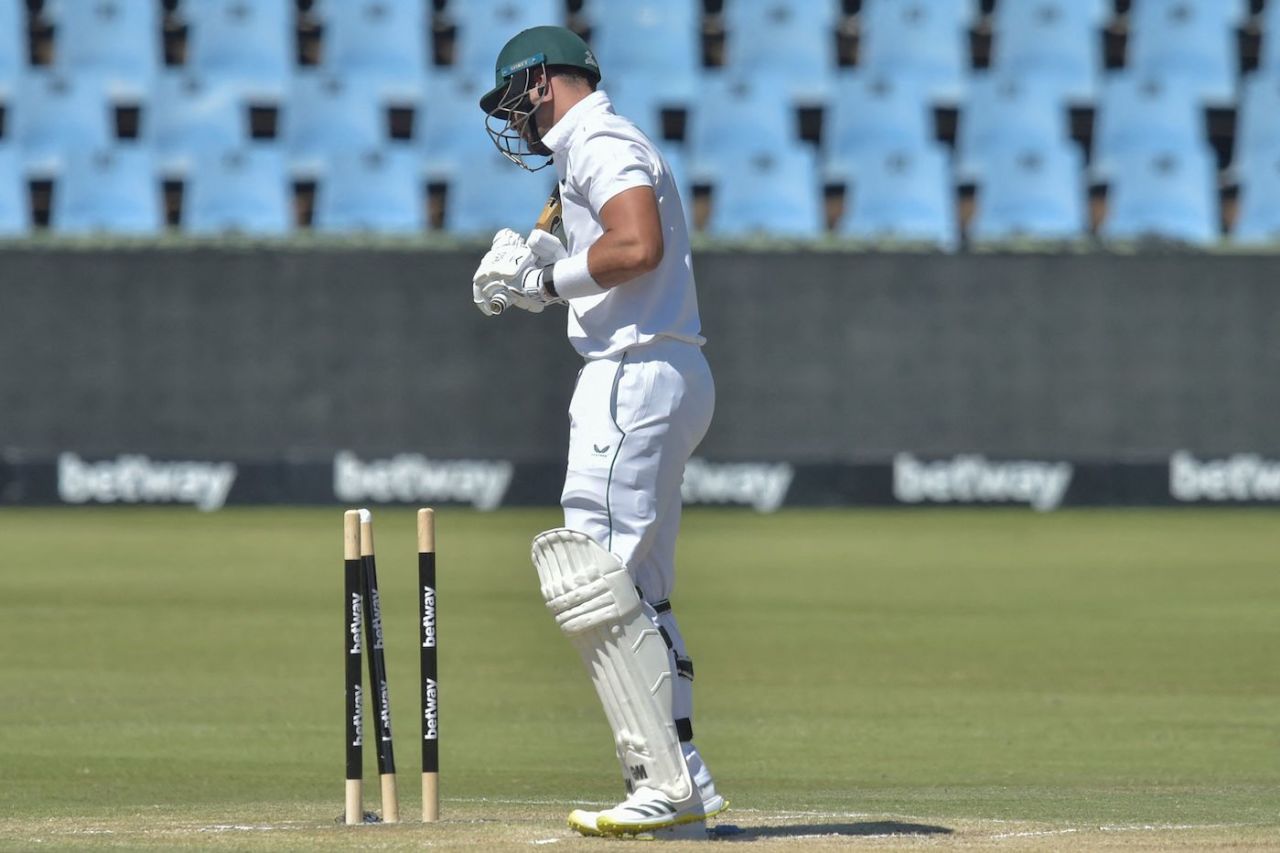 Aiden Markram chopped on early on, South Africa vs India, 1st Test, Centurion, 4th day, December 29, 2021
