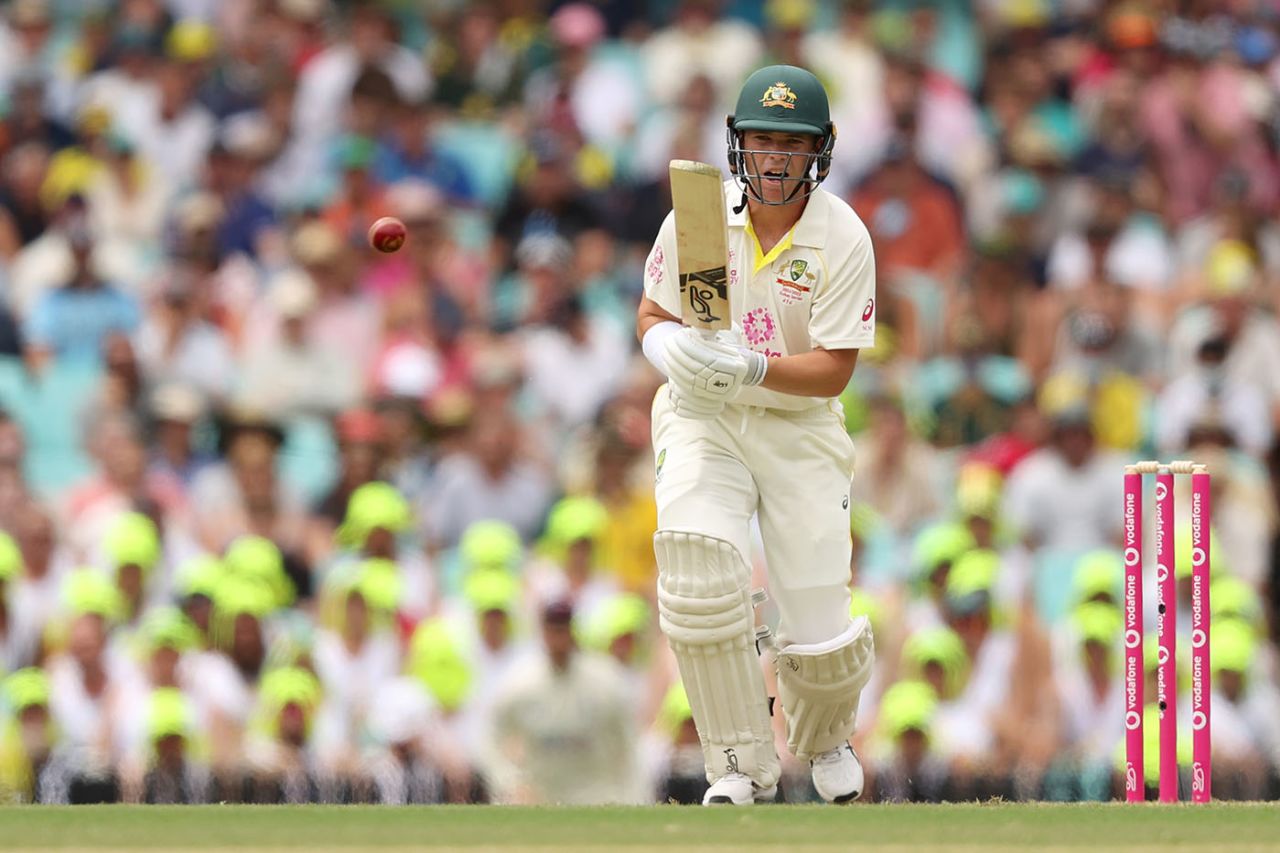 Marcus Harris plays watchfully, Australia vs England, Men's Ashes, Sydney Cricket Ground, January 5, 2022