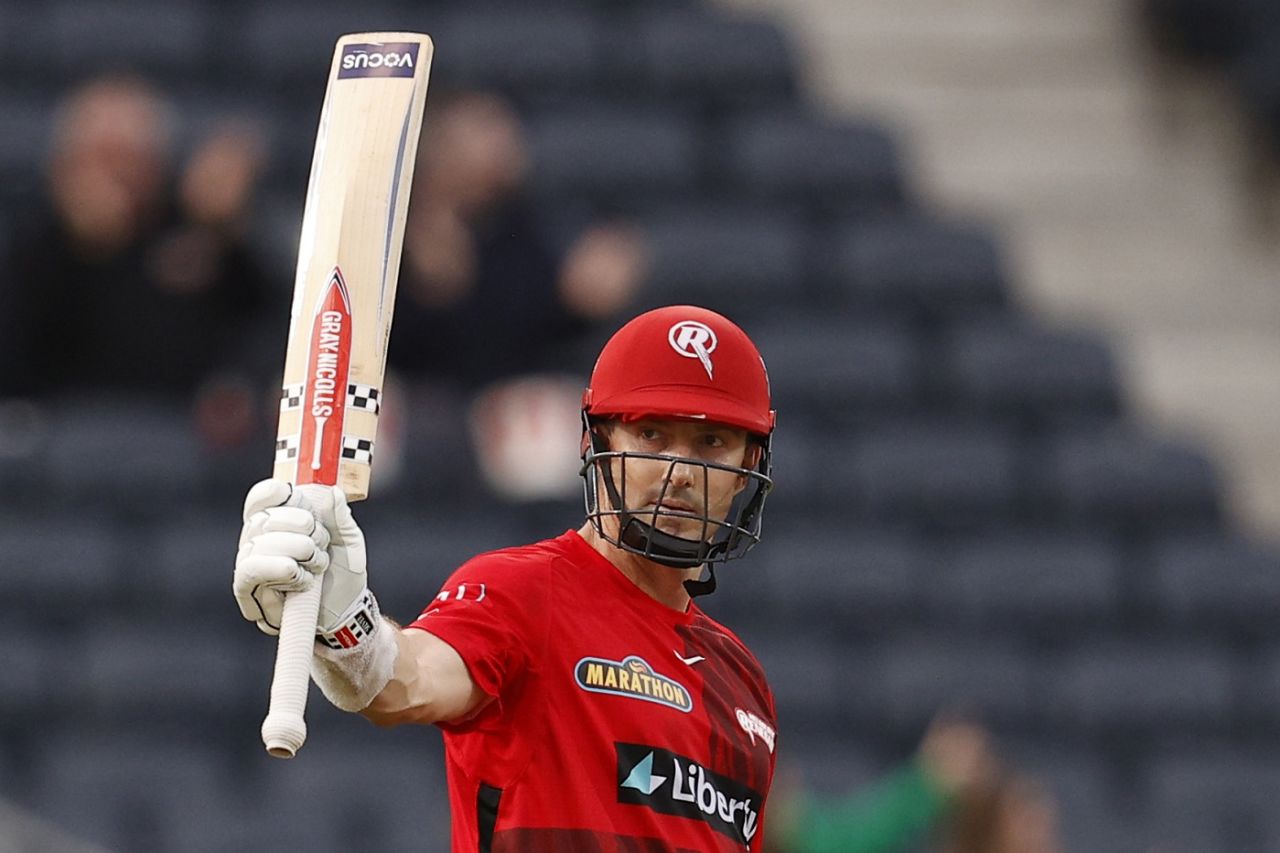 Shaun Marsh made 57 in 35 balls, Melbourne Renegades vs Brisbane Heat, Big Bash League, Geelong, January 6, 2022