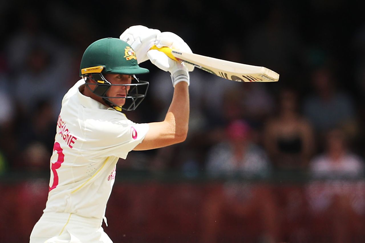 Marnus Labuschagne punches through the off side, Australia vs England, Men's Ashes, 4th Test, 4th day, Sydney, January 8, 2022
