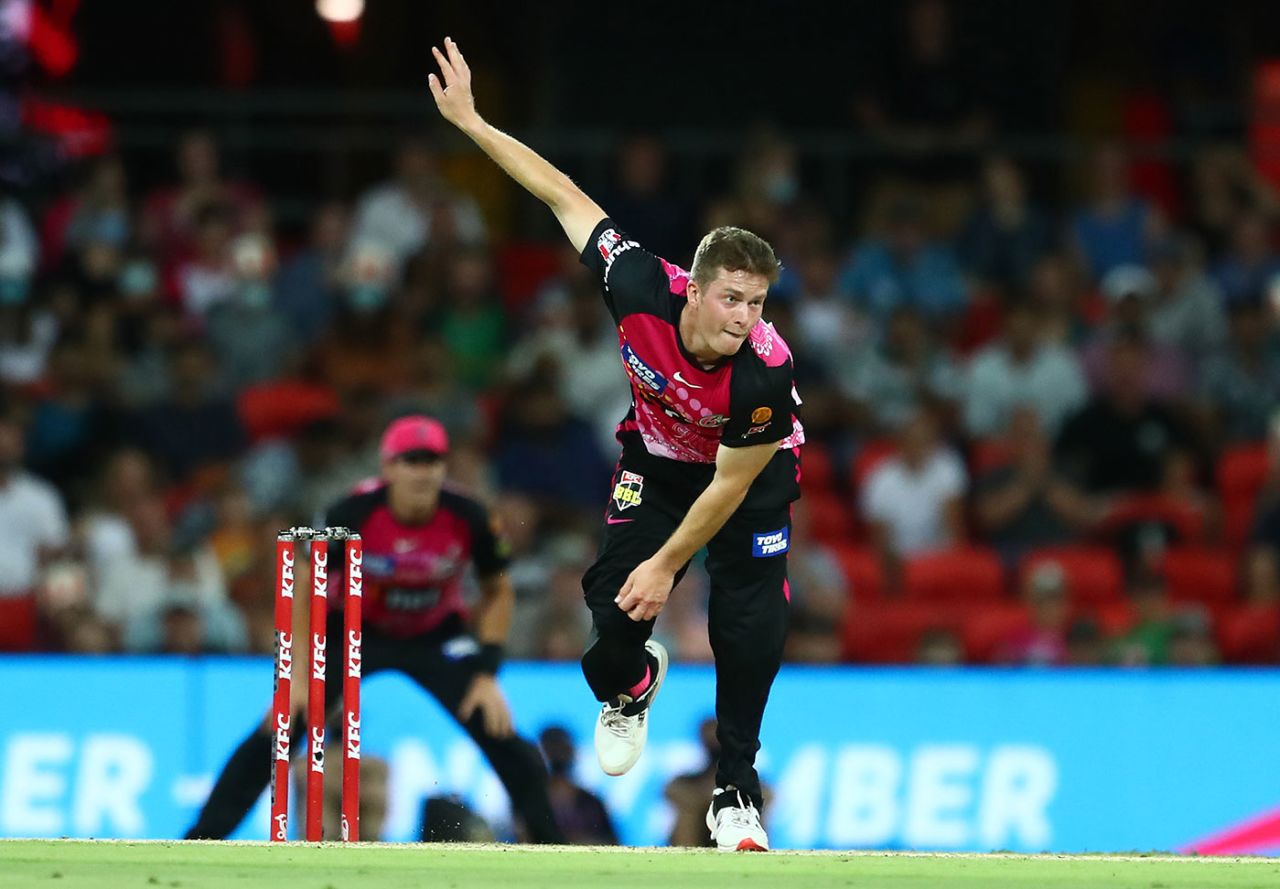 Hayden Kerr has been a central part of Sydney Sixers' attack, Perth Scorchers vs Sydney Sixers, BBL, Metricon Stadium, January 4, 2022