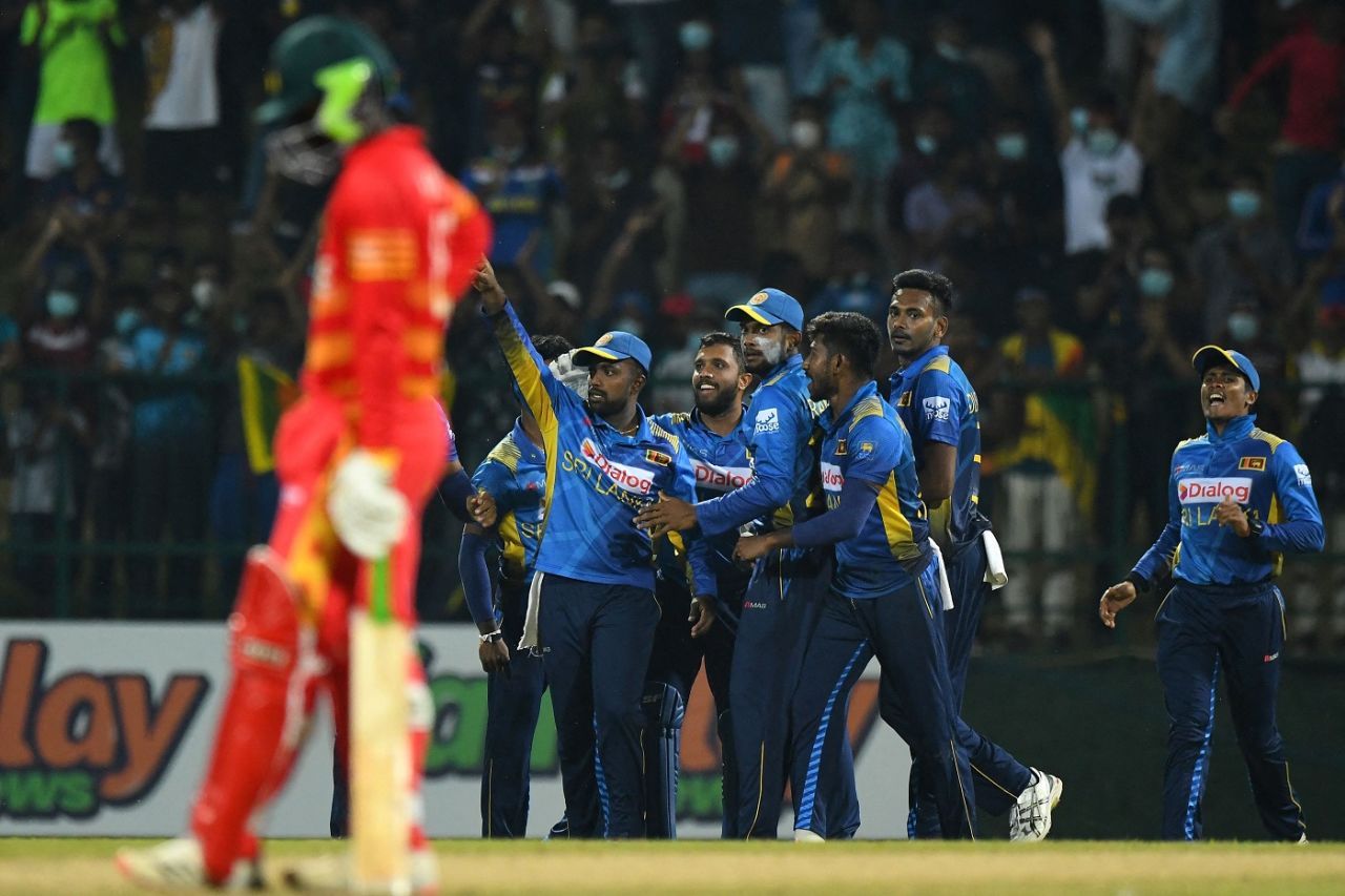 Sri Lanka's bowlers dominated Zimbabwe in the series decider, Sri Lanka vs Zimbabwe, 3rd ODI, Pallekele, January 21, 2022
