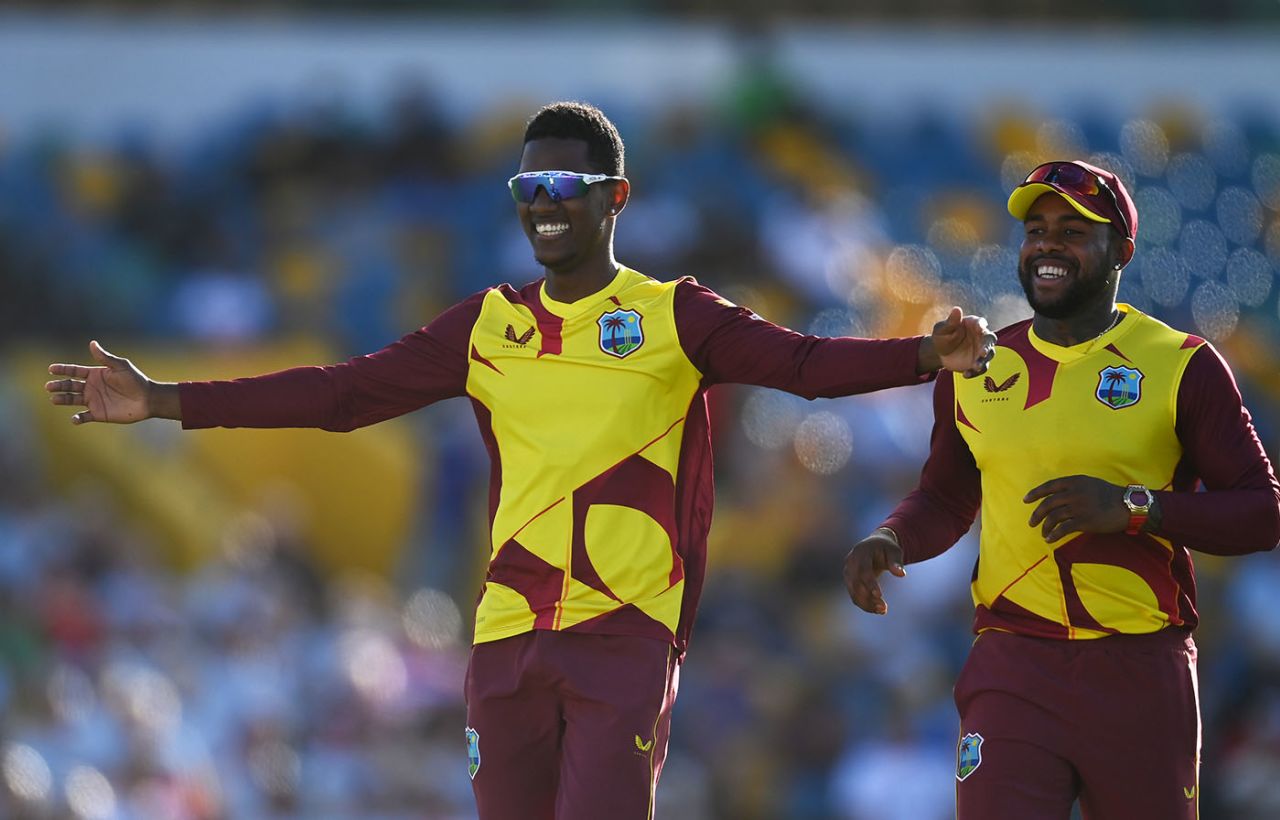 Akeal Hosein removed Sam Billings, West Indies vs England, 1st T20I, Kensington Oval, Barbados, January 22, 2022