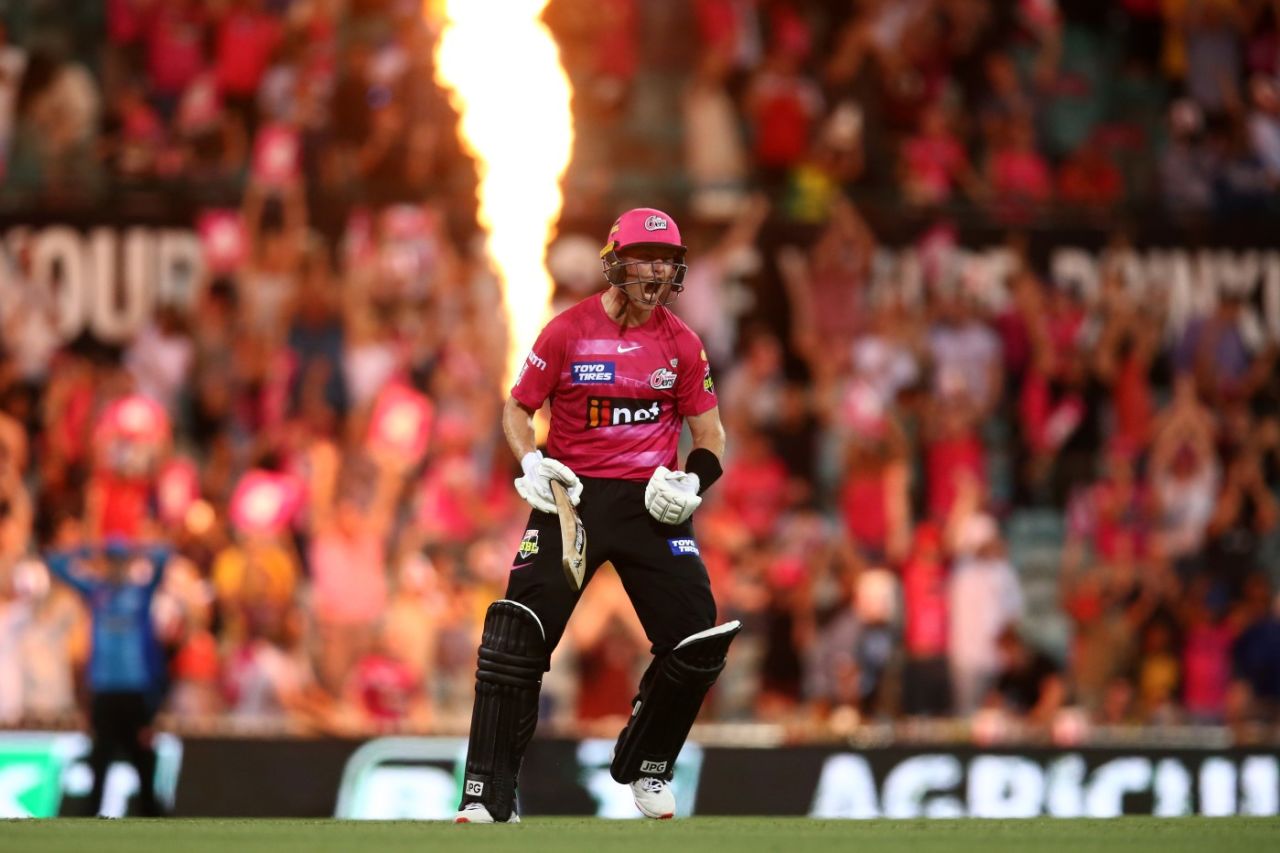 Hayden Kerr completes an extraordinary chase, Sydney Sixers vs Adelaide Strikers, Challenger, BBL, Sydney, January 26, 2022