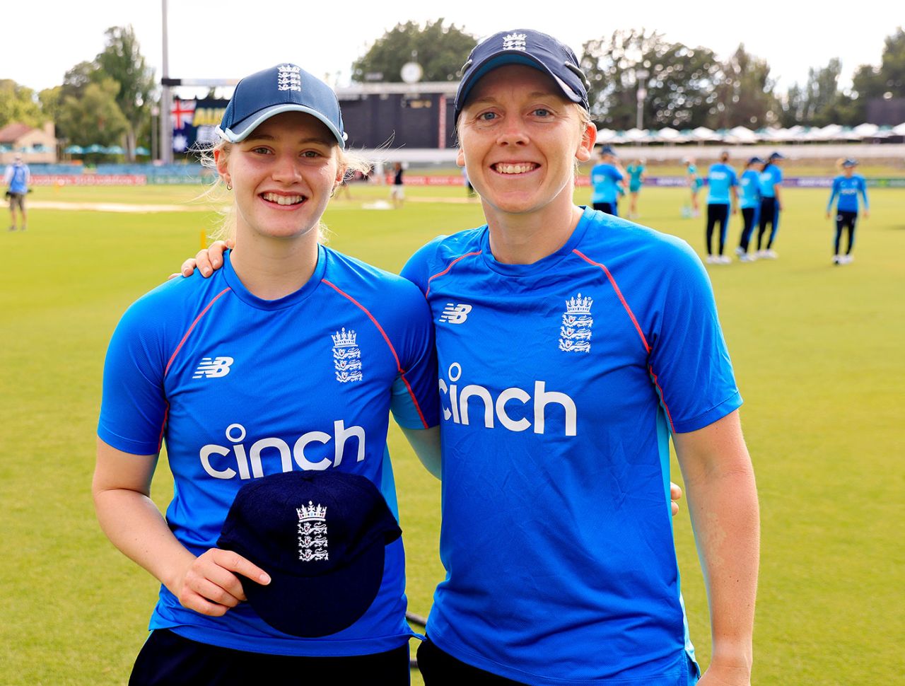 Charlie Dean was handed her Test cap, Australia vs England, Only Test, Women's Ashes, Canberra, January 27, 2022