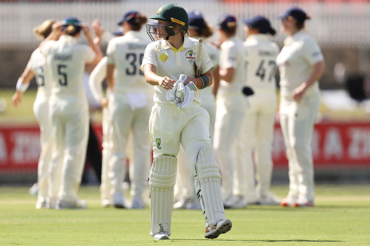 Alyssa Healy fell for a duck, Australia vs England, Only Test, Women's Ashes, Canberra, January 27, 2022