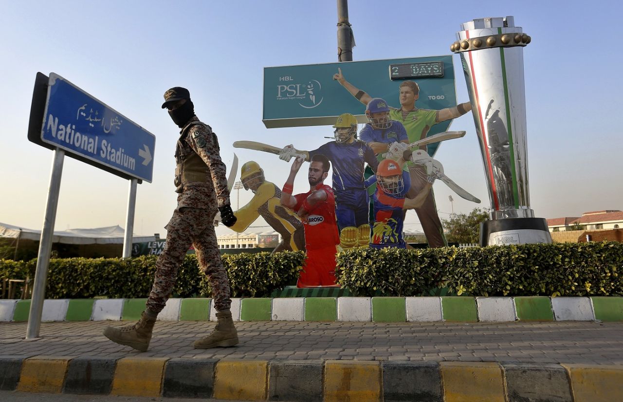 A sight outside the National Stadium ahead of PSL 2022, PSL 2022, Karachi, January 25, 2022