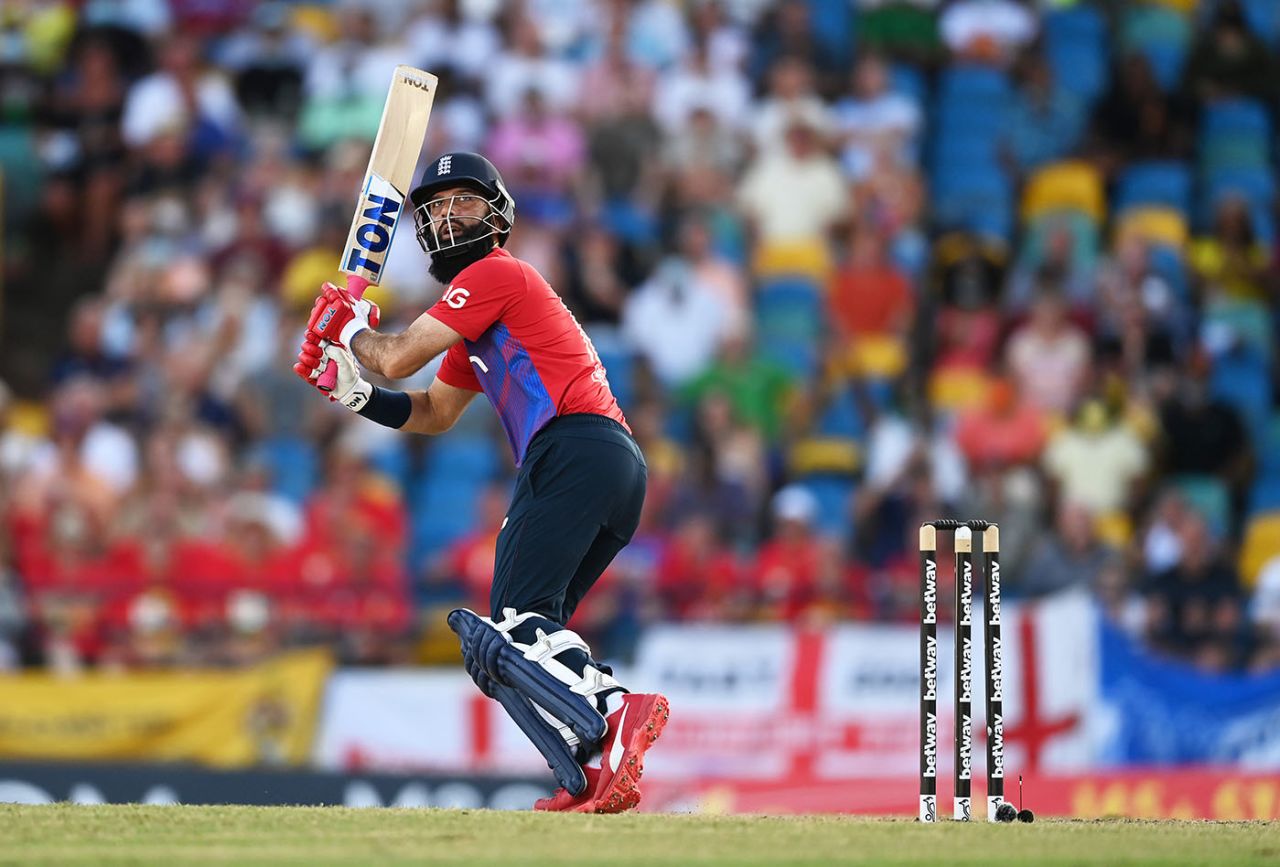 Moeen Ali scored a quick-fire fifty, West Indies vs England, 4th T20I, Bridgetown, January 29, 2022
