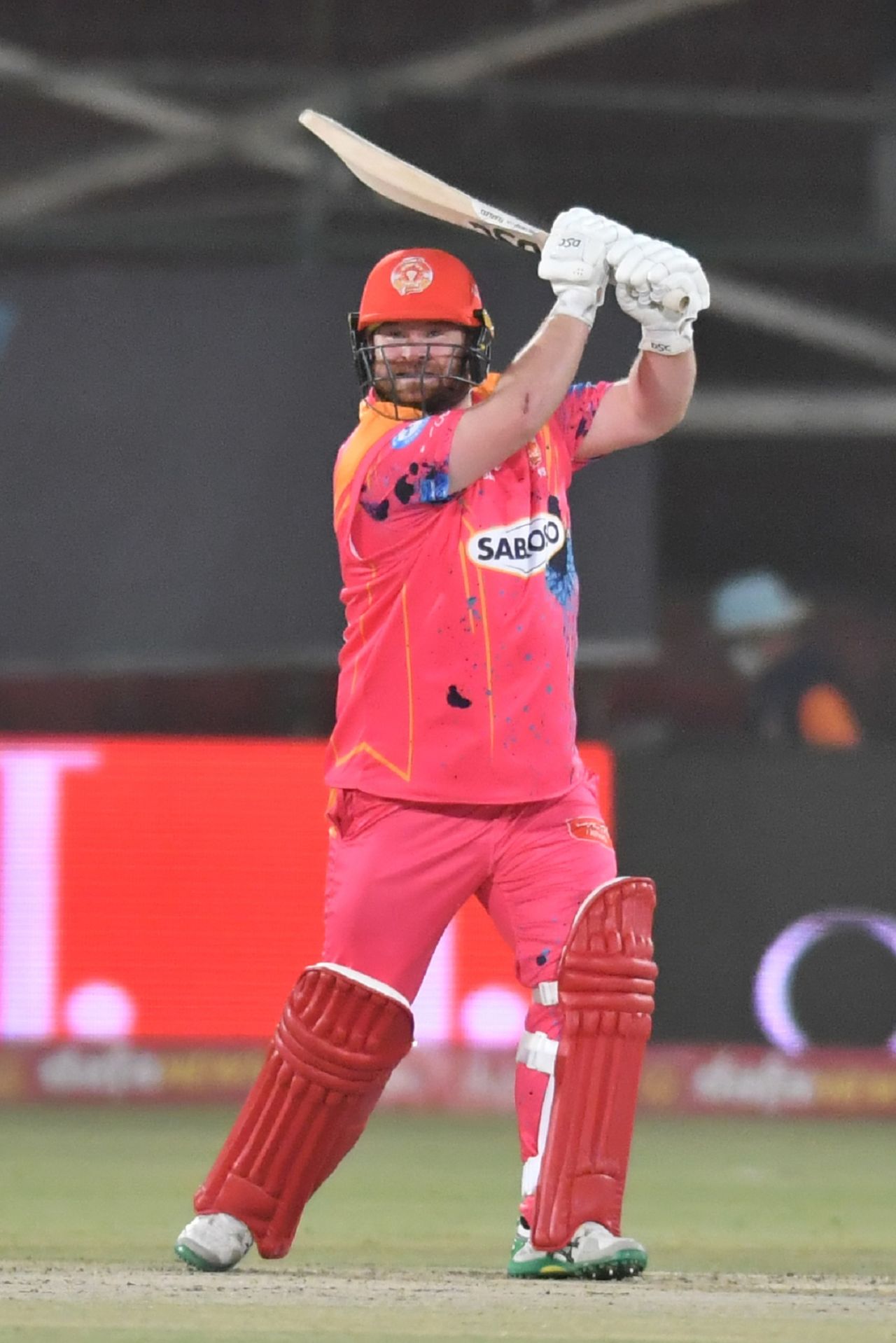 Paul Stirling cracks one away, Islamabad United vs Quetta Gladiators, PSL 2022, Karachi, February 3, 2022