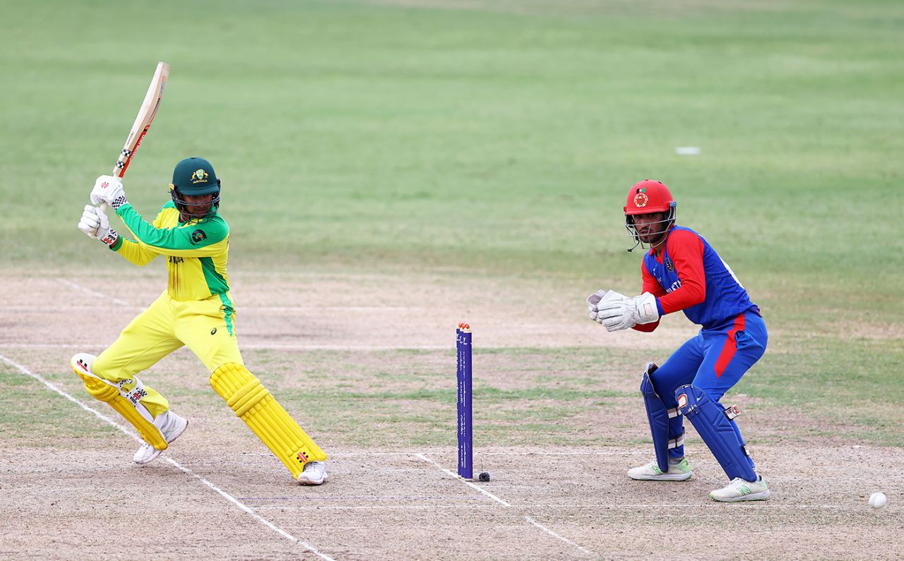 Nivethan Radhakrishnan notched a vital half-century, Afghanistan vs Australia, ICC Under-19 World Cup, third place play-off, Antigua, February 4, 2022