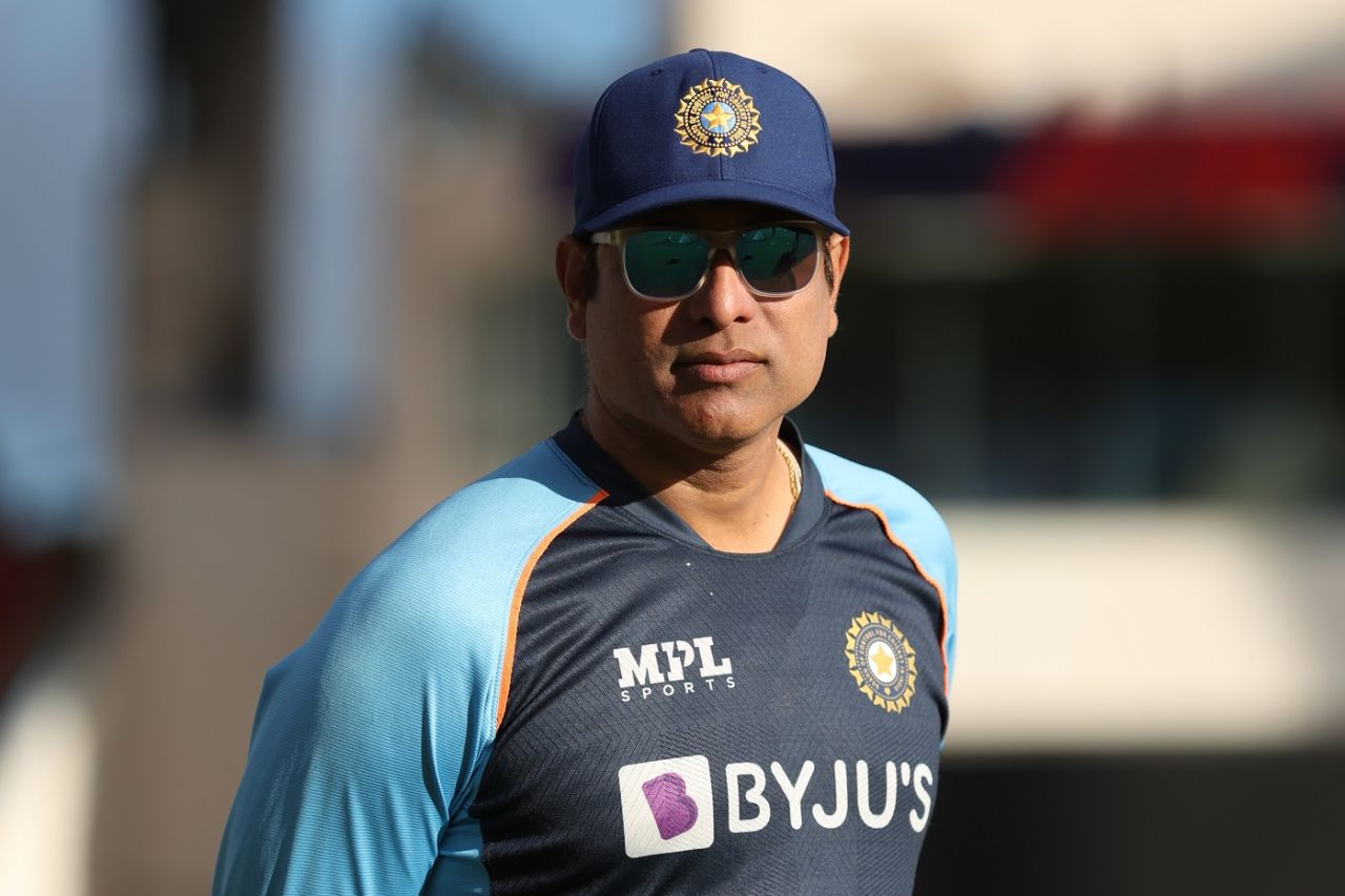 NCA head coach VVS Laxman looks on before the final, India vs England, Under-19 World Cup final, North Sound, February 5, 2022