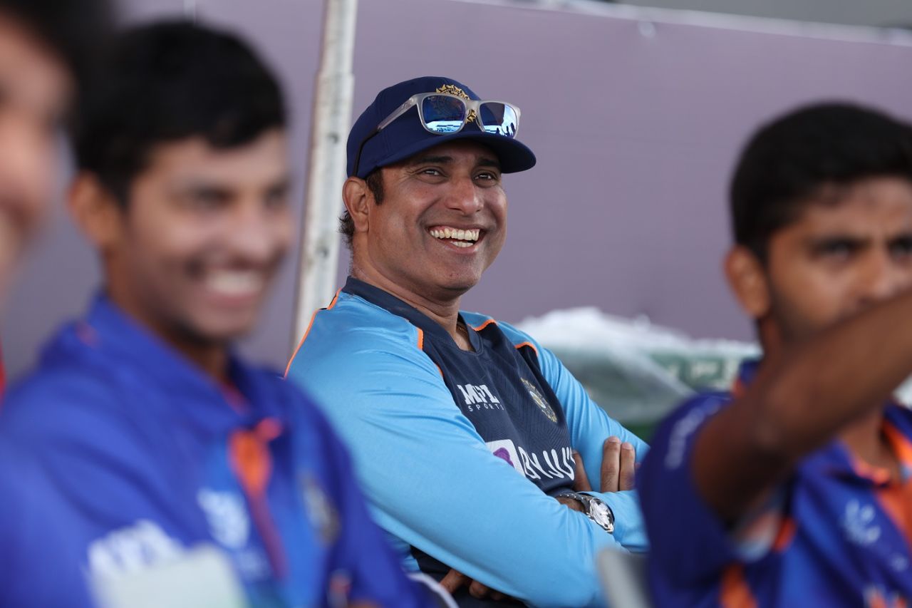 VVS Laxman oversaw India U-19's campaign in the Caribbean as the head of the NCA, India vs England, Under-19 World Cup final, North Sound, February 5, 2022