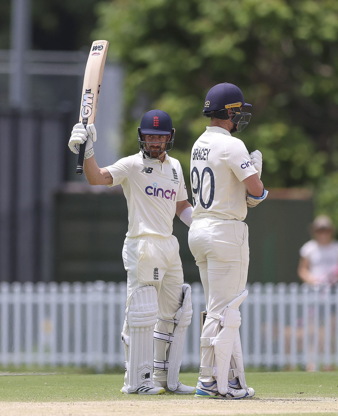 Josh Bohannon made a half-century for England Lions in Australia, Australia A vs England Lions, Ian Healy Oval, Brisbane, December 12, 2021
