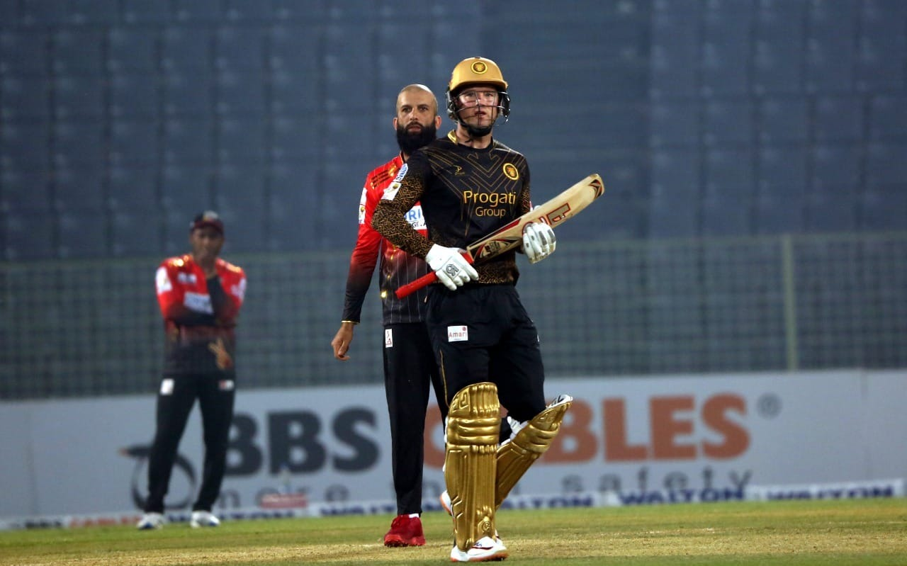 Colin Ingram hit 89 off 63 balls, Comilla Victorians vs Sylhet Sunrisers, Bangladesh Premier League, Sylhet, February 9, 2022