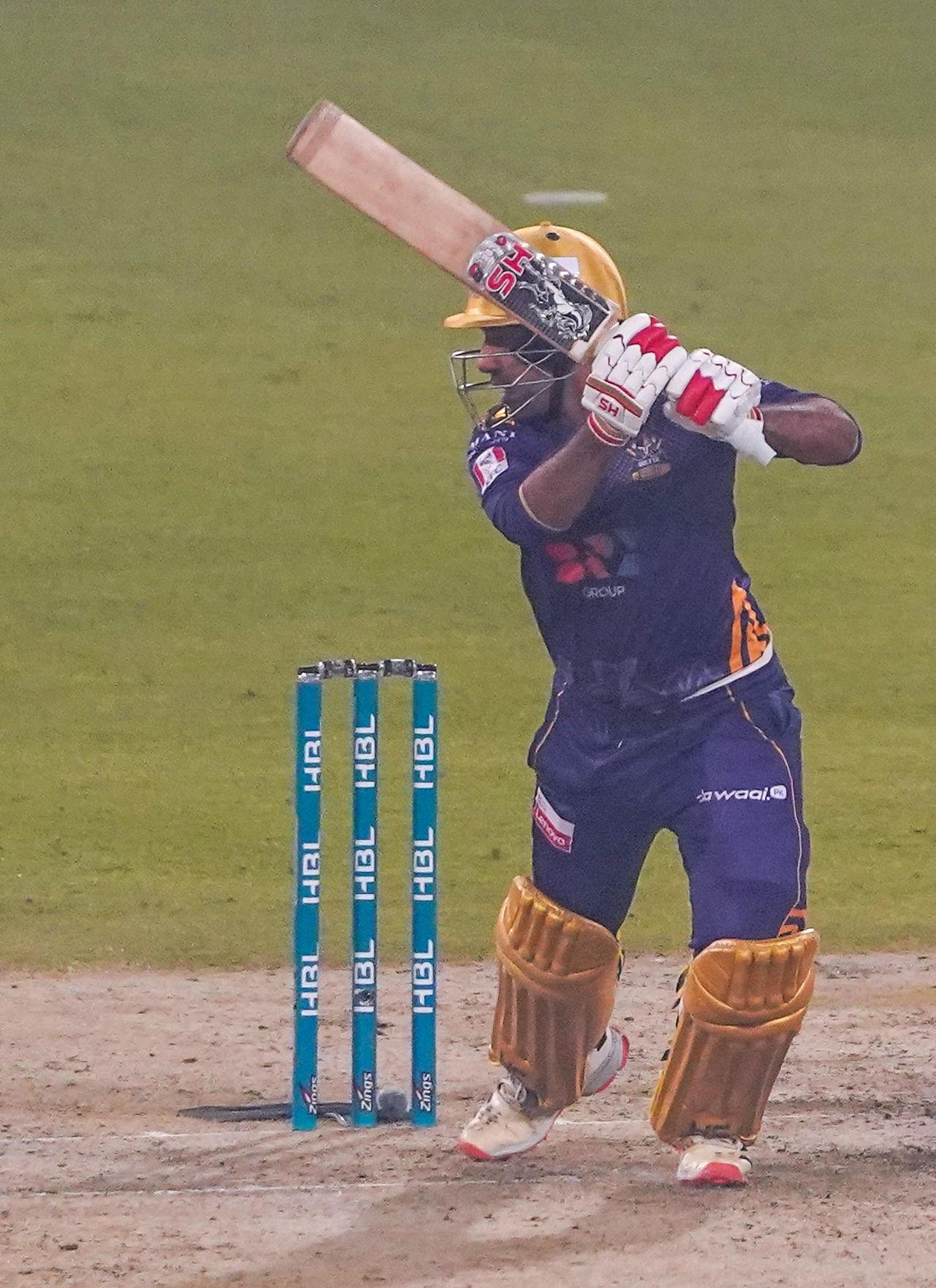 Sarfaraz Ahmed cuts one away, Islamabad United vs Quetta Gladiators, PSL 2022, Lahore, February 12, 2022