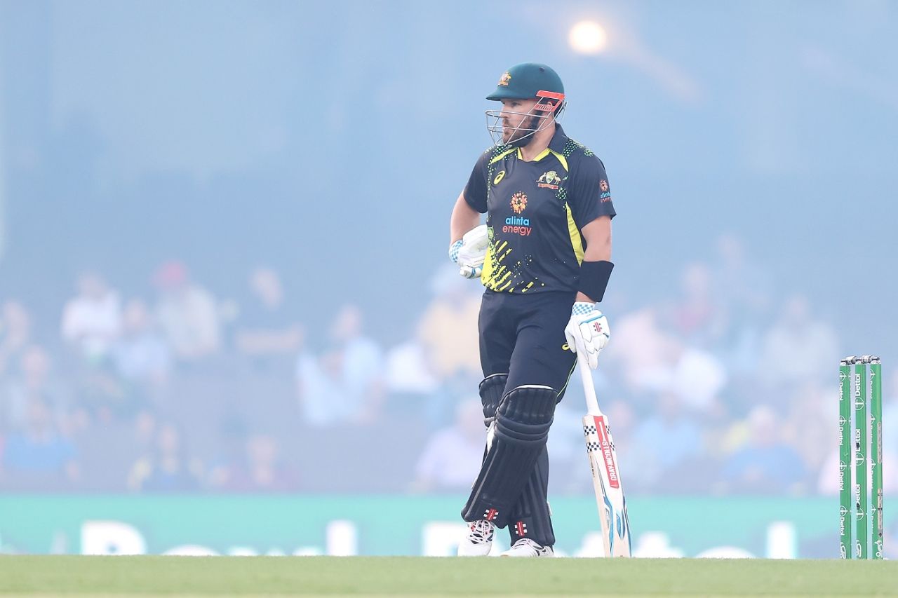 Aaron Finch bides his time, Australia vs Sri Lanka, 2nd T20I, Sydney, February 13, 2022