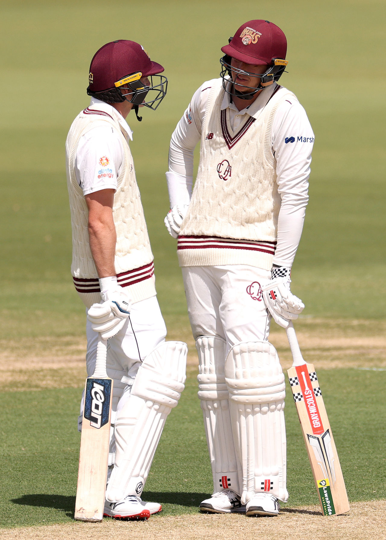 Jack Clayton and Matt Renshaw shared a fifty stand, Victoria vs Queensland, Sheffield Shield 2021-22, 1st day, Melbourne, February 18, 2022