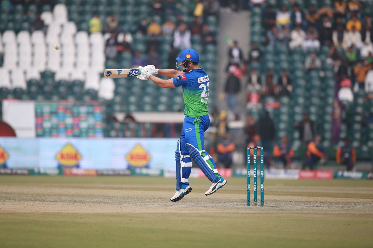 Rilee Rossouw made a 20-ball half-century, Multan Sultans vs Quetta Gladiators, PSL, Lahore, February 18, 2022