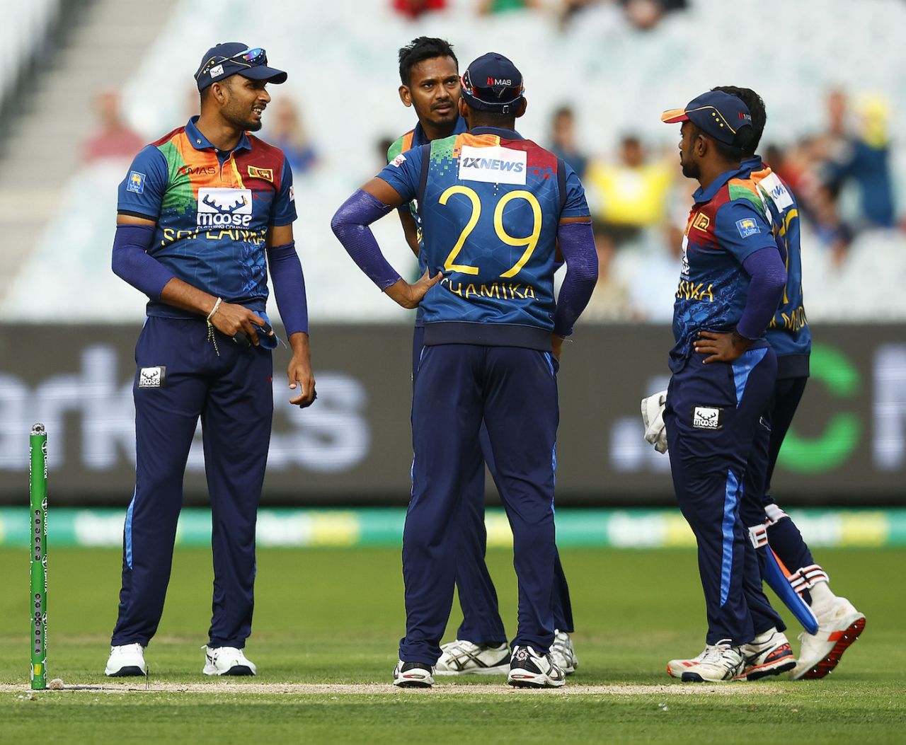 Dushmantha Chameera added Josh Inglis' wicket to his kitty after sending back Aaron Finch, Australia vs Sri Lanka, 5th T20I, Melbourne, February 20, 2022