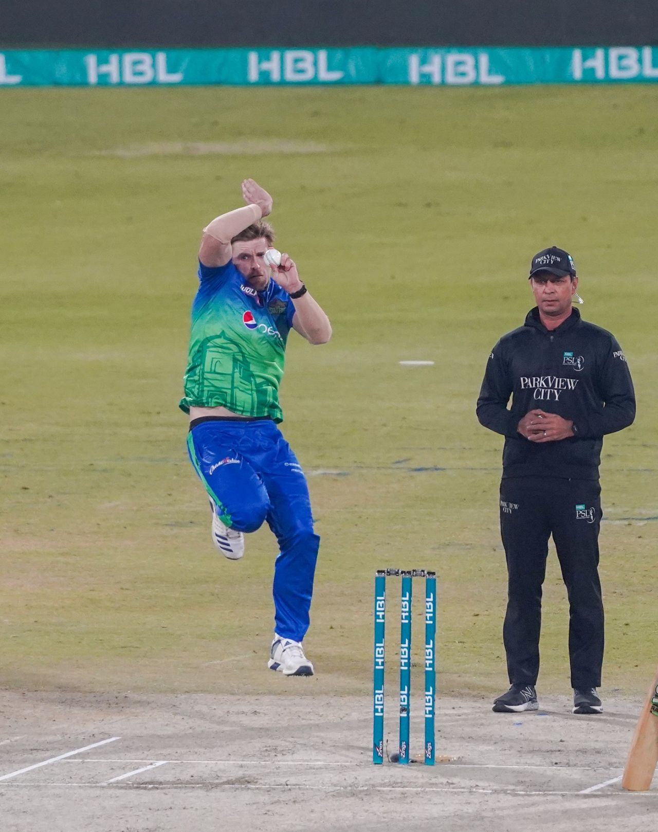 David Willey removed Liam Dawson, Multan Sultans vs Islamabad United, PSL 2021-22, Lahore, February 20, 2022