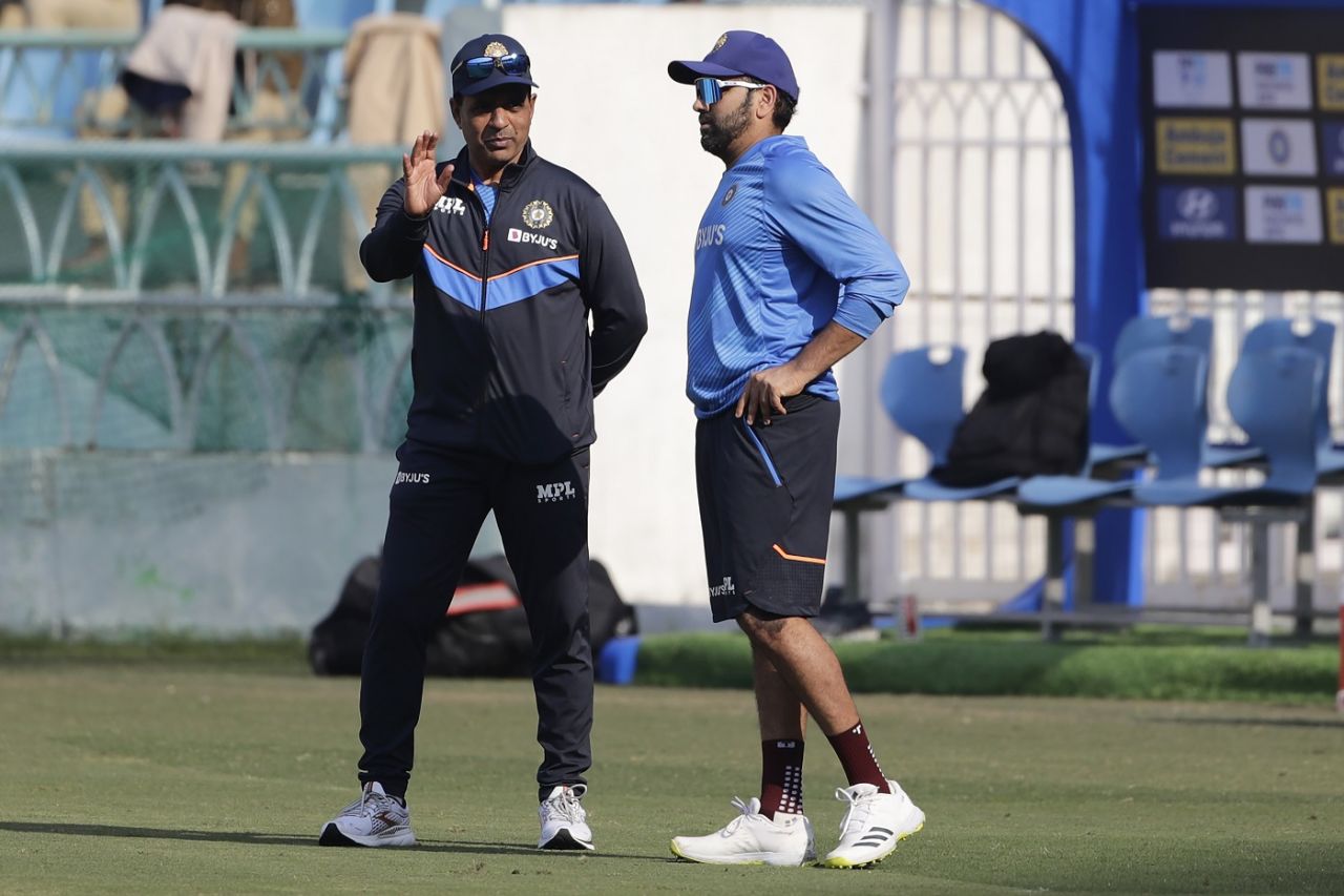 Sunil Joshi and Rohit Sharma plot India's path to the 2022 T20 World Cup, Lucknow, February 22, 2022
